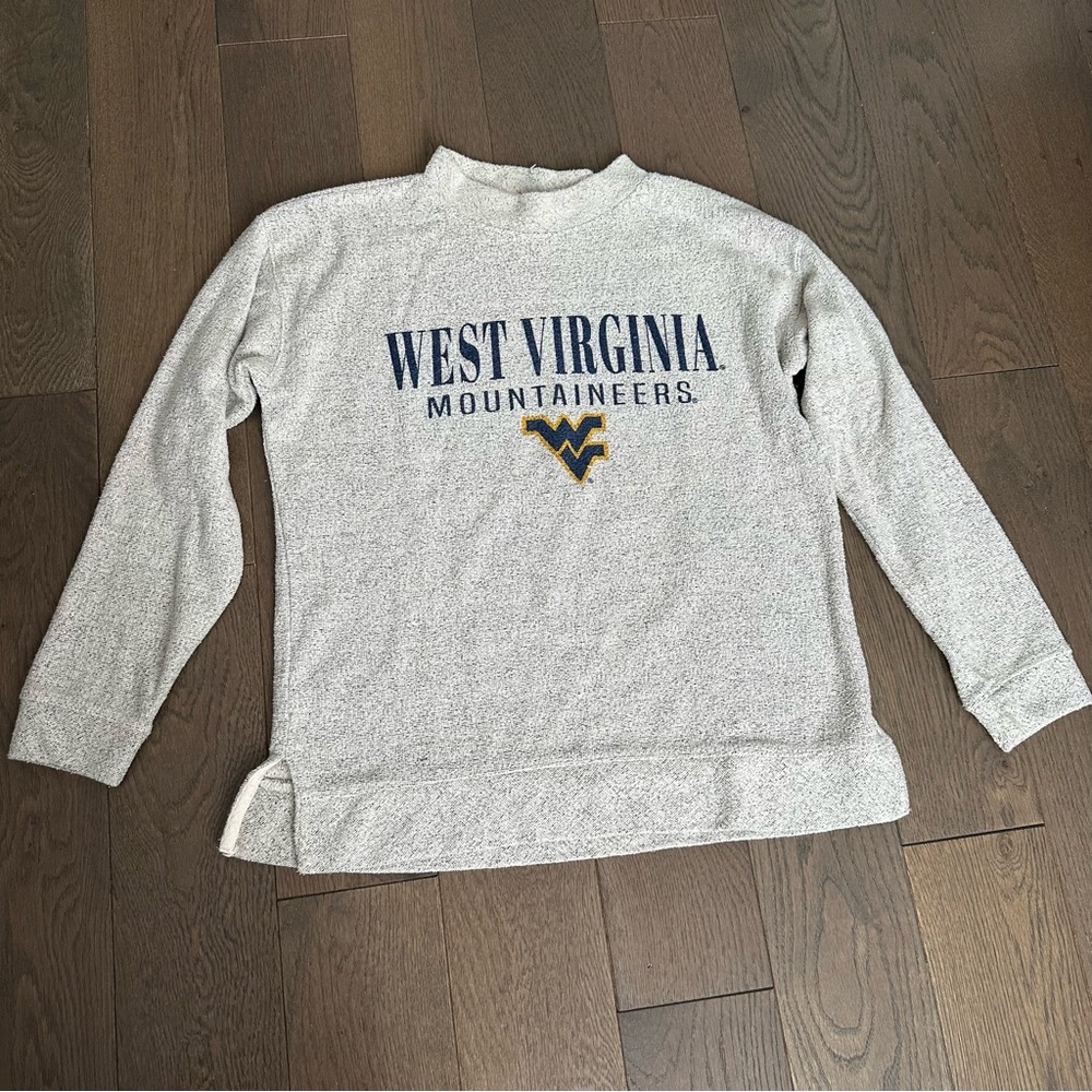 West Virginia Mountaineers Gray Sweatshirt Size Small